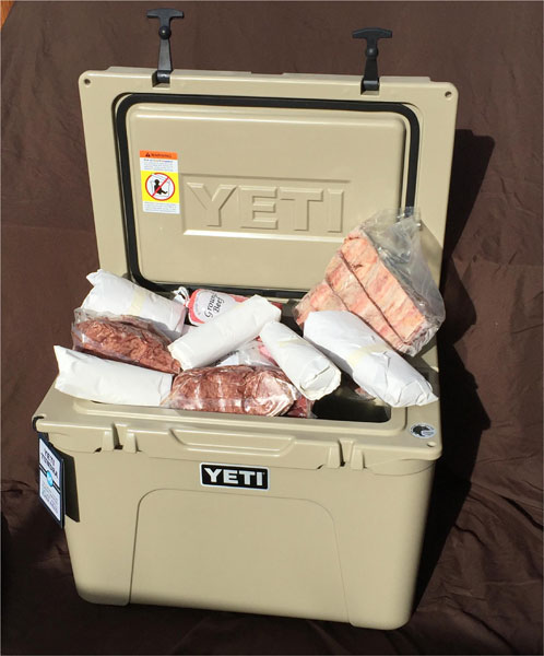 Yeti Meat Cooler